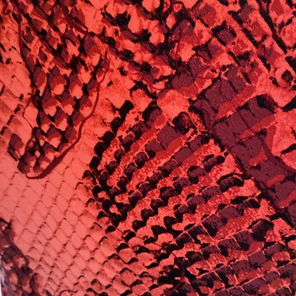 New Project Runway Snakeskin Print Dress Size Large - Picture 2 of 4